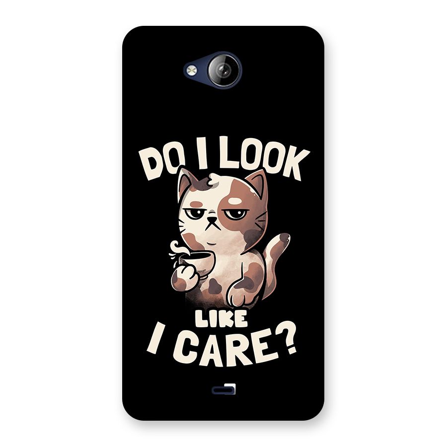 Cat Look Like Care Back Case for Canvas Play Q355