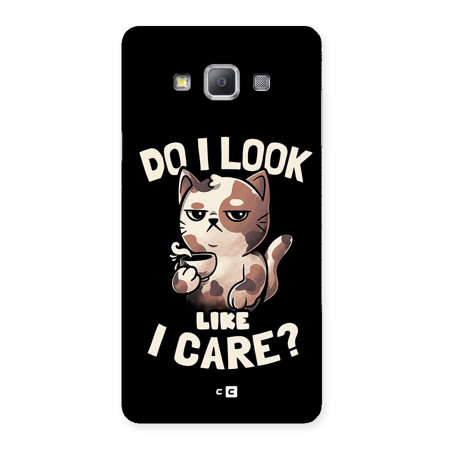 Cat Look Like Care Back Case for Galaxy A7