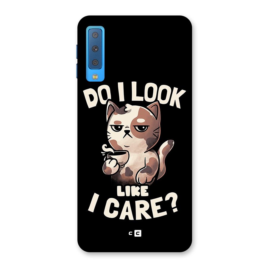 Cat Look Like Care Back Case for Galaxy A7 (2018)
