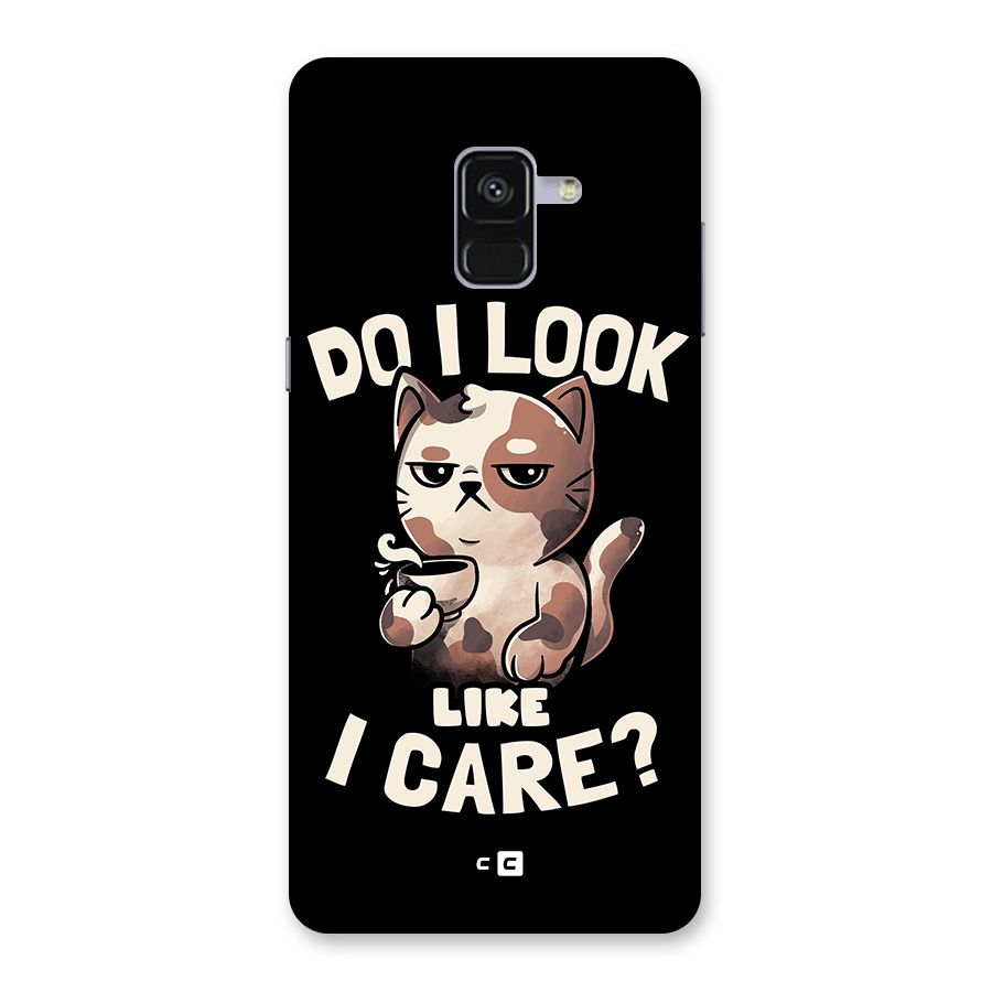Cat Look Like Care Back Case for Galaxy A8 Plus