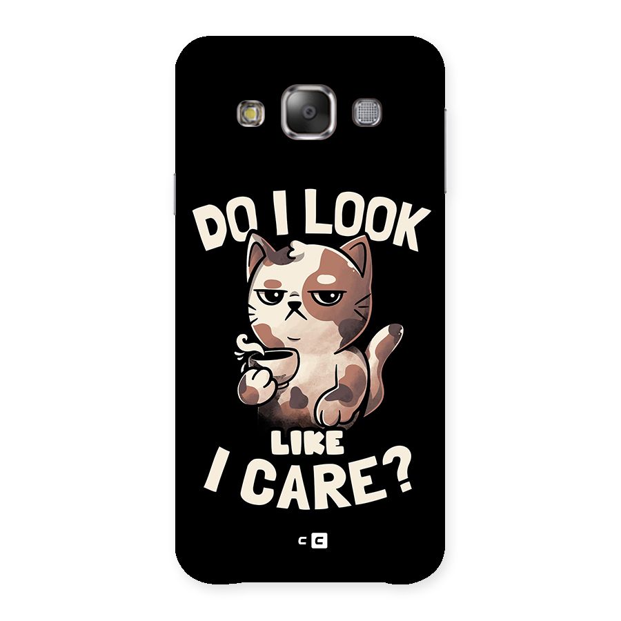Cat Look Like Care Back Case for Galaxy E7