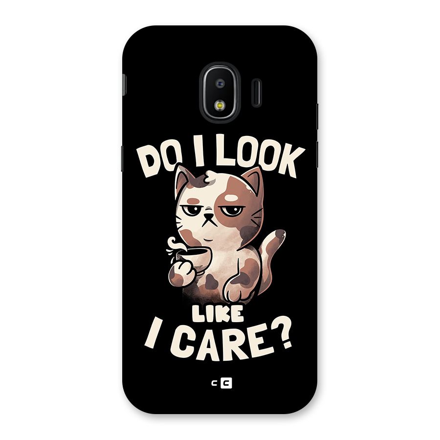 Cat Look Like Care Back Case for Galaxy J2 Pro 2018