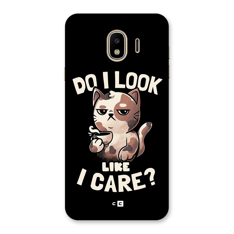 Cat Look Like Care Back Case for Galaxy J4