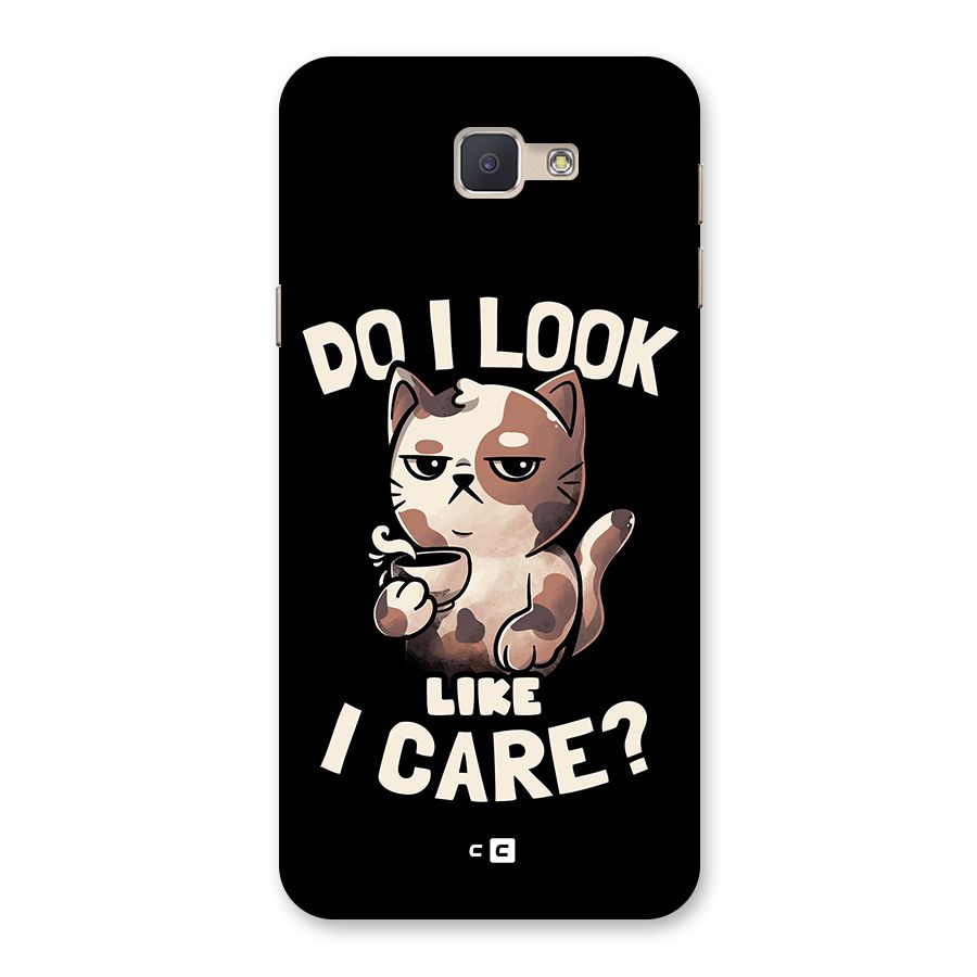 Cat Look Like Care Back Case for Galaxy J5 Prime