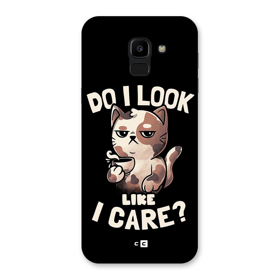 Cat Look Like Care Back Case for Galaxy J6