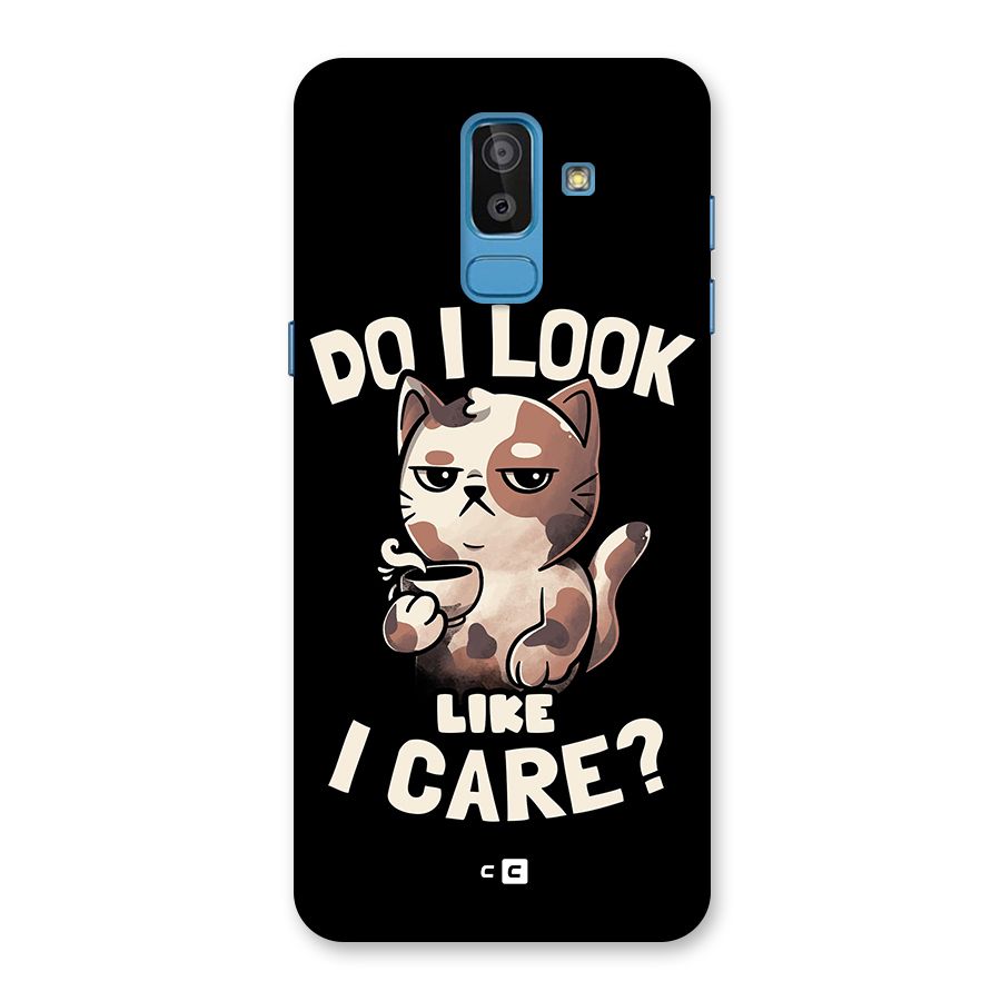 Cat Look Like Care Back Case for Galaxy J8