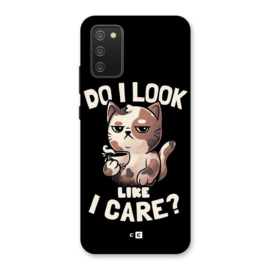 Cat Look Like Care Back Case for Galaxy M02s