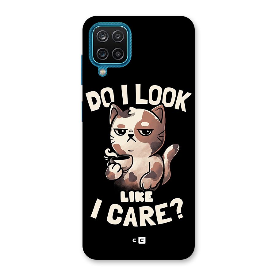 Cat Look Like Care Back Case for Galaxy M12