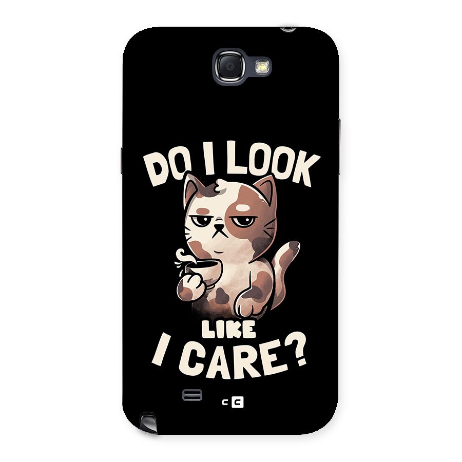 Cat Look Like Care Back Case for Galaxy Note 2