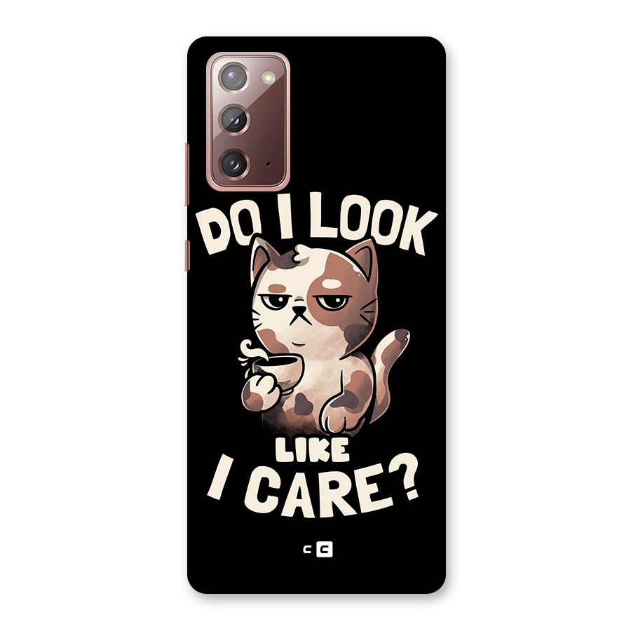 Cat Look Like Care Back Case for Galaxy Note 20