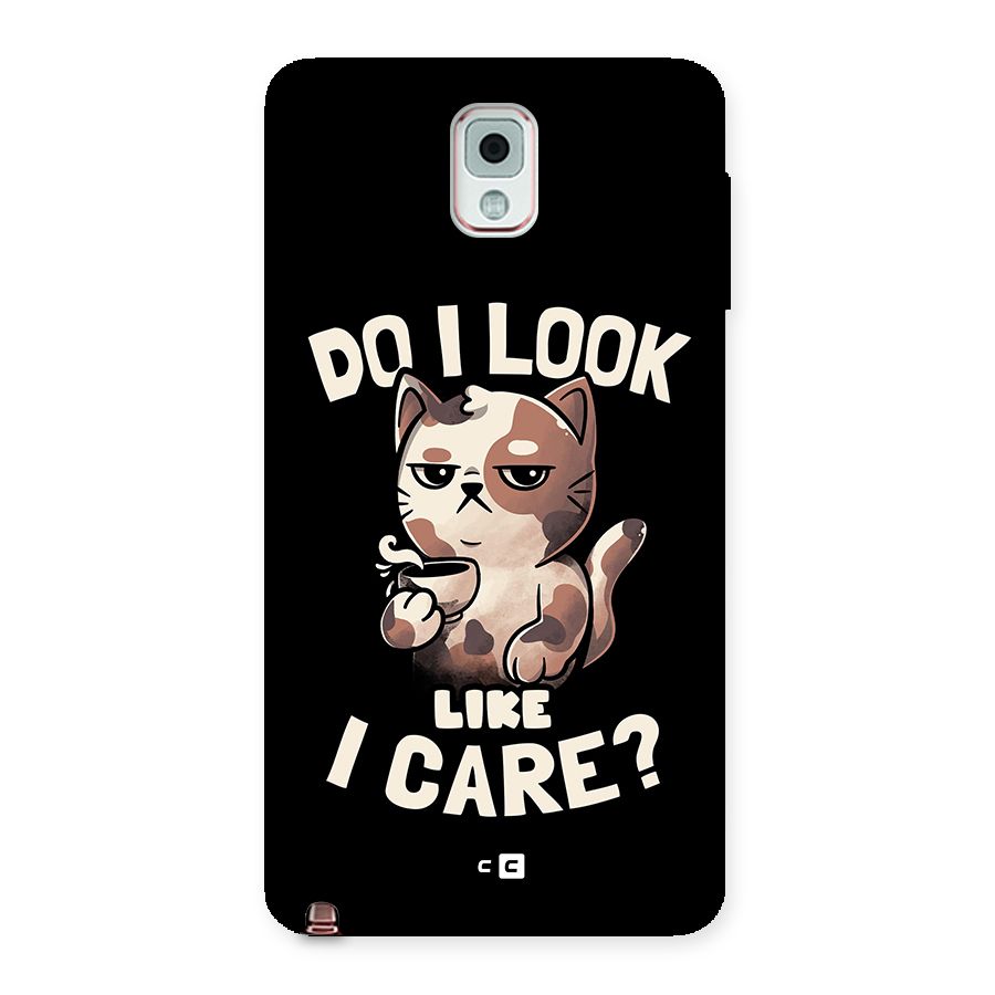 Cat Look Like Care Back Case for Galaxy Note 3