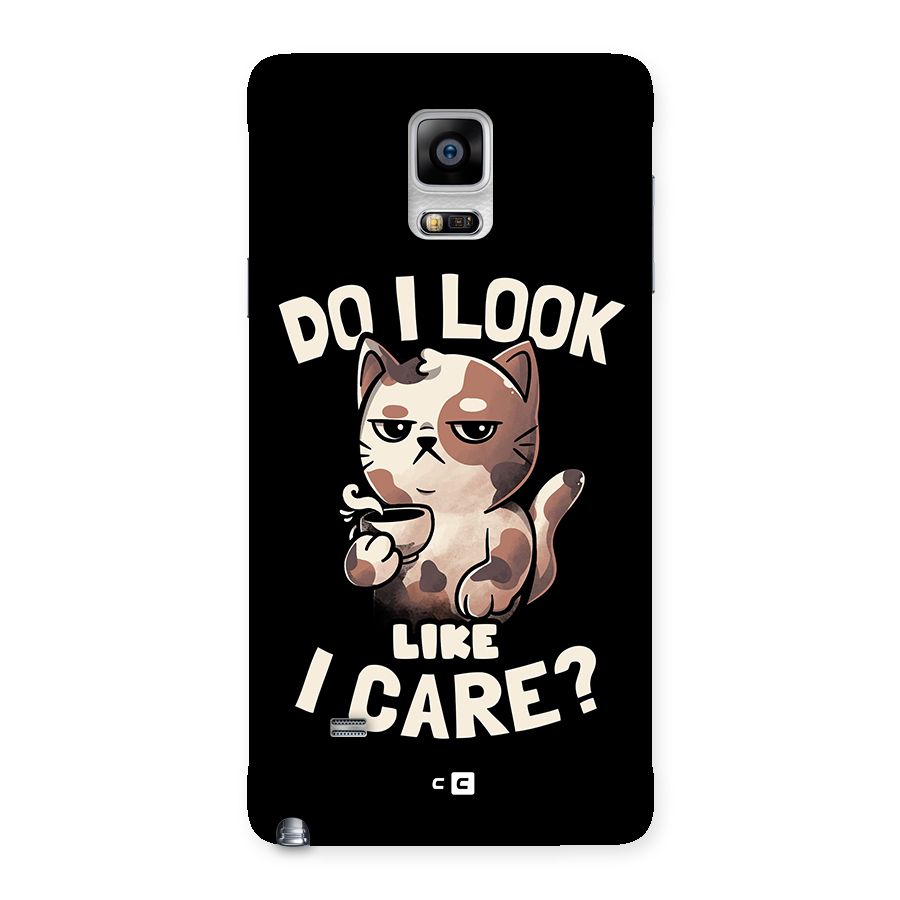 Cat Look Like Care Back Case for Galaxy Note 4