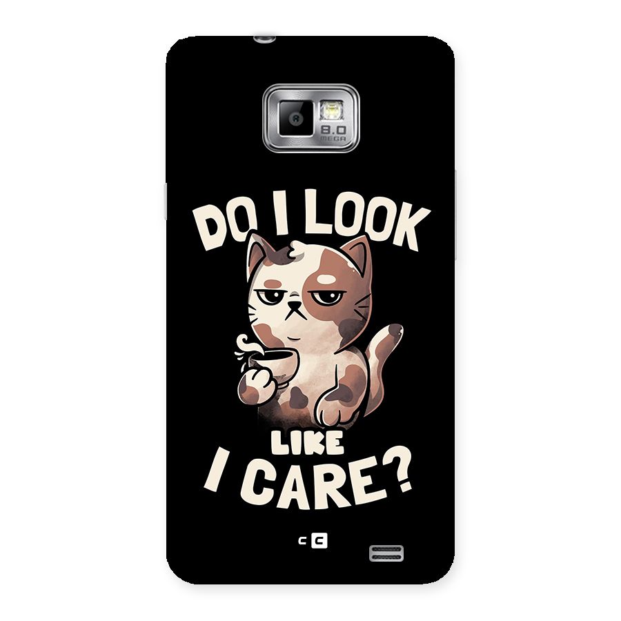 Cat Look Like Care Back Case for Galaxy S2