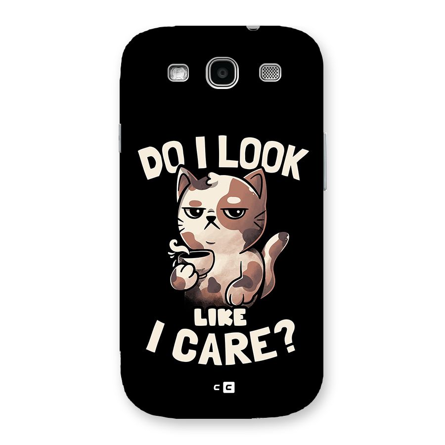 Cat Look Like Care Back Case for Galaxy S3