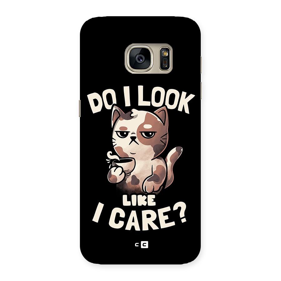 Cat Look Like Care Back Case for Galaxy S7