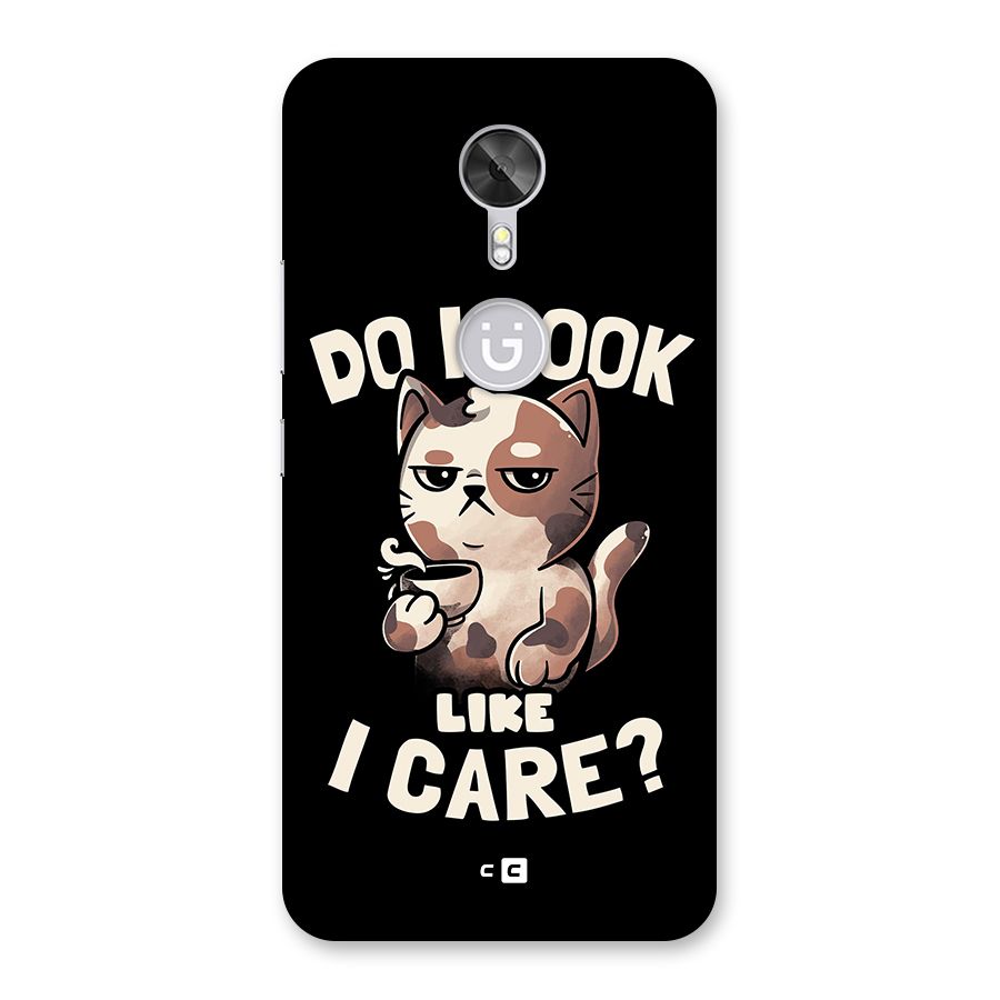 Cat Look Like Care Back Case for Gionee A1