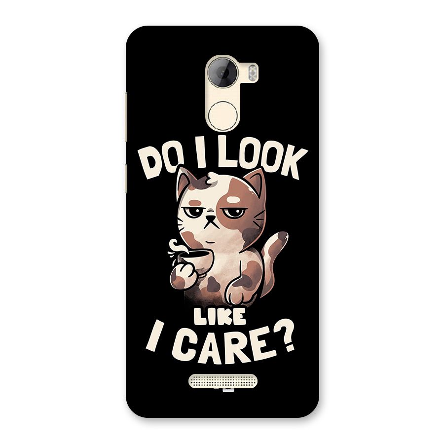 Cat Look Like Care Back Case for Gionee A1 LIte