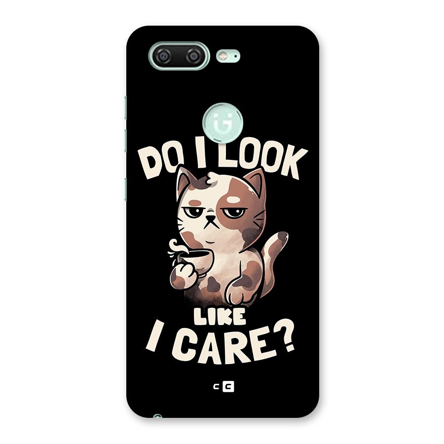 Cat Look Like Care Back Case for Gionee S10