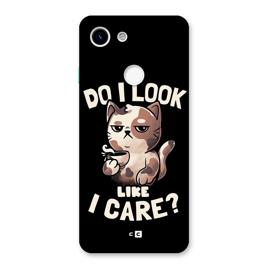 Cat Look Like Care Back Case for Google Pixel 3