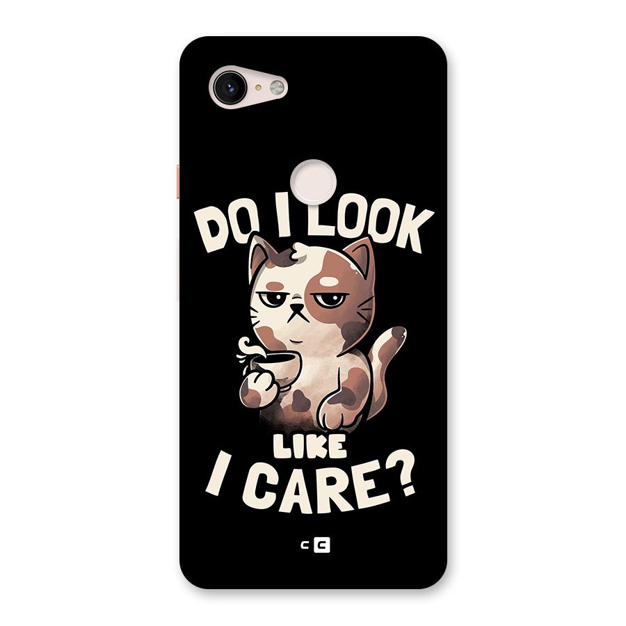 Cat Look Like Care Back Case for Google Pixel 3 XL