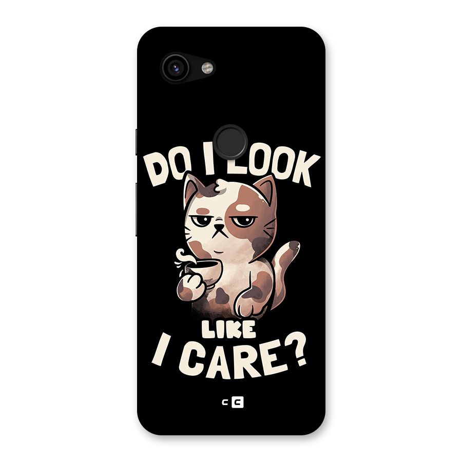 Cat Look Like Care Back Case for Google Pixel 3a