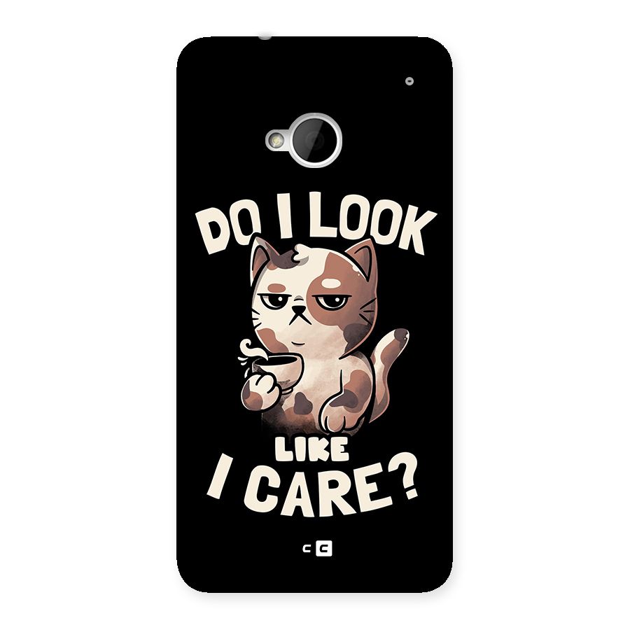 Cat Look Like Care Back Case for HTC One M7