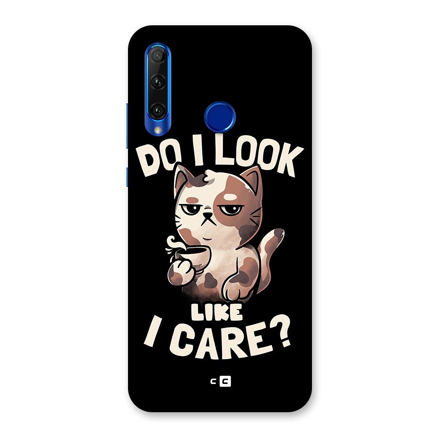 Cat Look Like Care Back Case for Honor 20i
