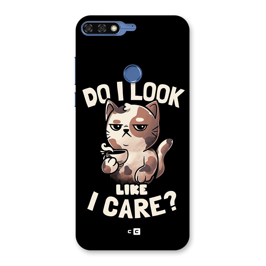 Cat Look Like Care Back Case for Honor 7C