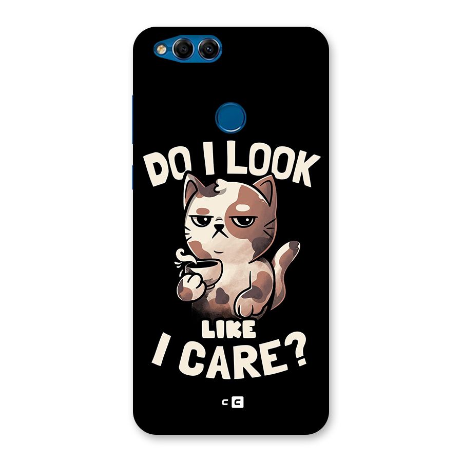 Cat Look Like Care Back Case for Honor 7X