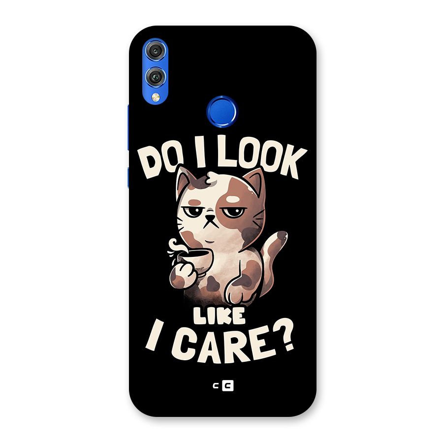 Cat Look Like Care Back Case for Honor 8X