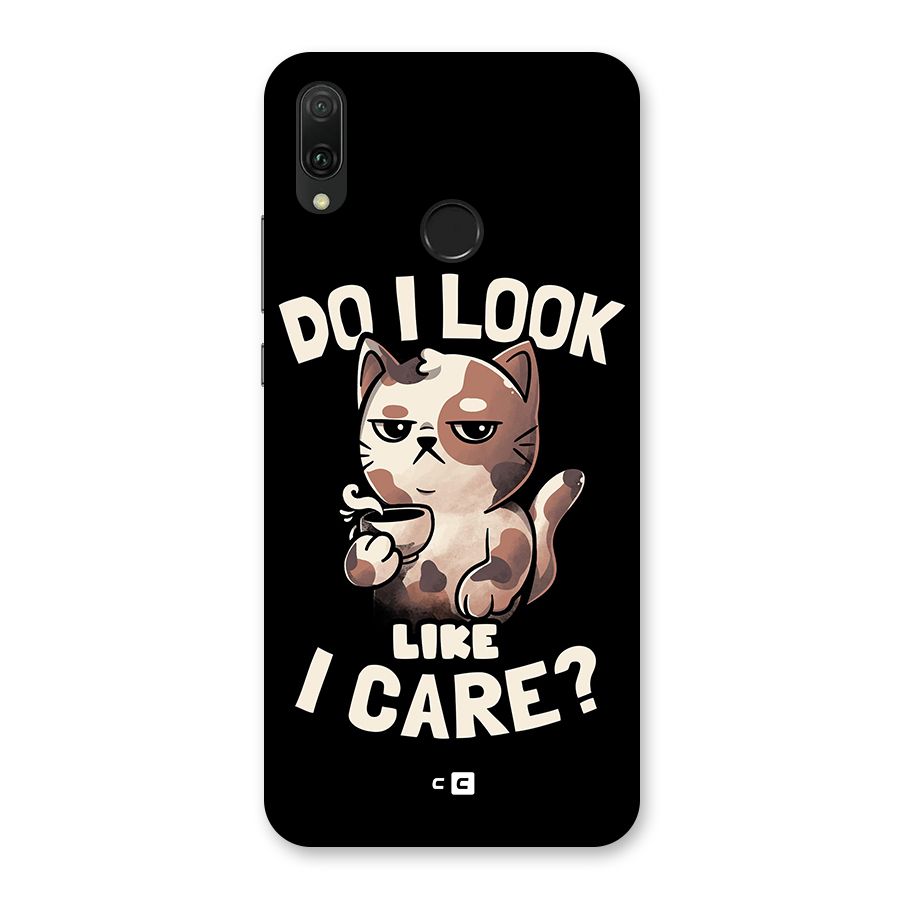 Cat Look Like Care Back Case for Huawei Y9 (2019)