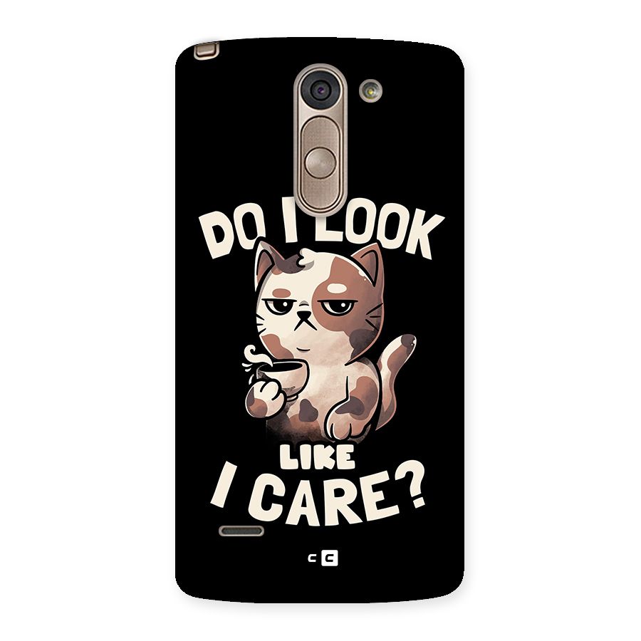 Cat Look Like Care Back Case for LG G3 Stylus