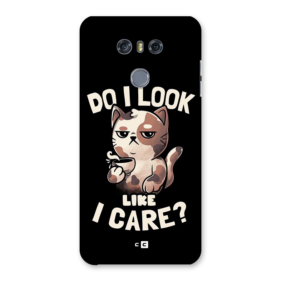 Cat Look Like Care Back Case for LG G6