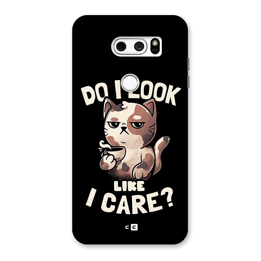 Cat Look Like Care Back Case for LG V30