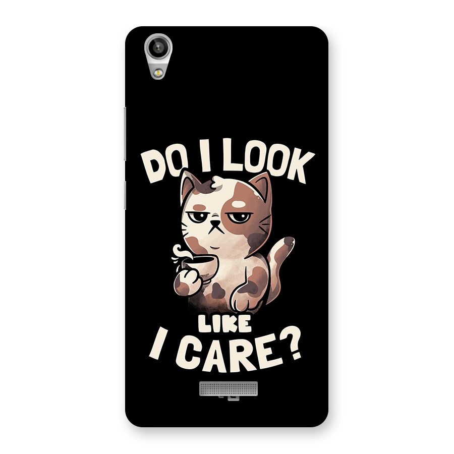Cat Look Like Care Back Case for Lava-Pixel-V1