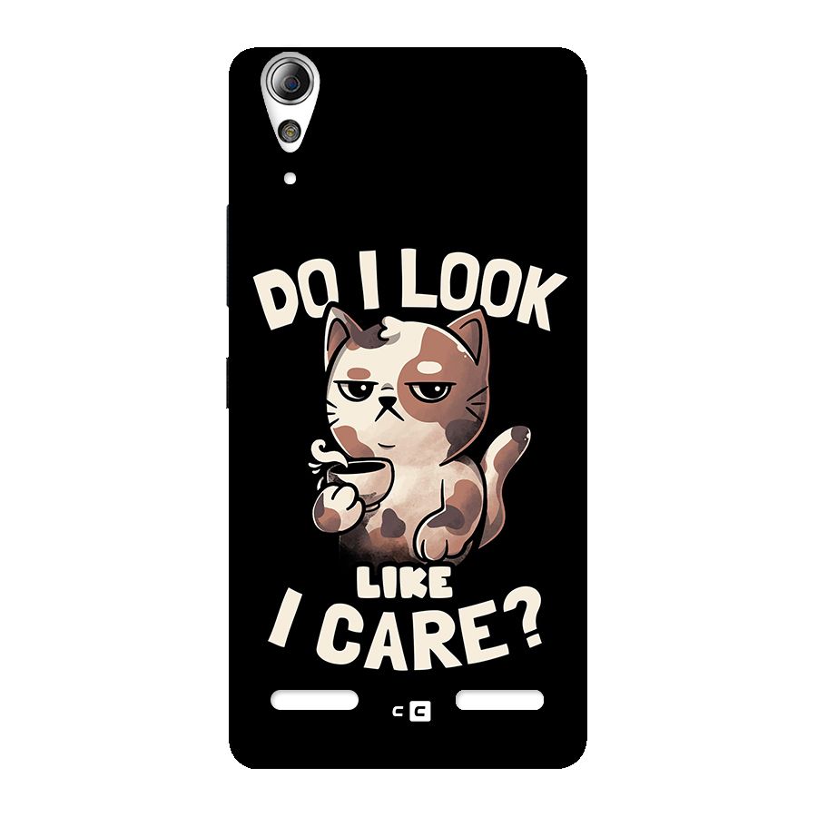 Cat Look Like Care Back Case for Lenovo A6000