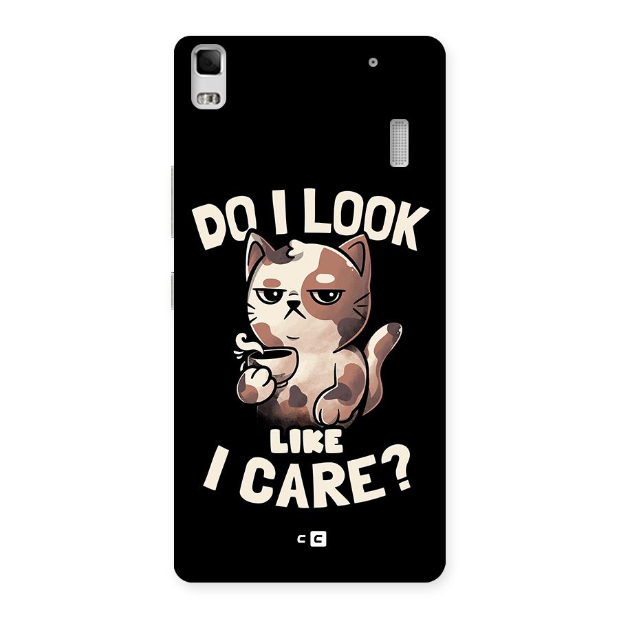 Cat Look Like Care Back Case for Lenovo K3 Note