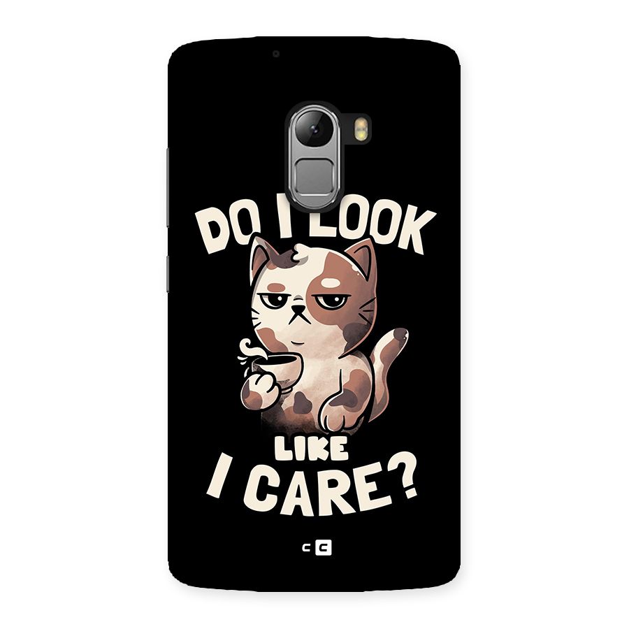 Cat Look Like Care Back Case for Lenovo K4 Note