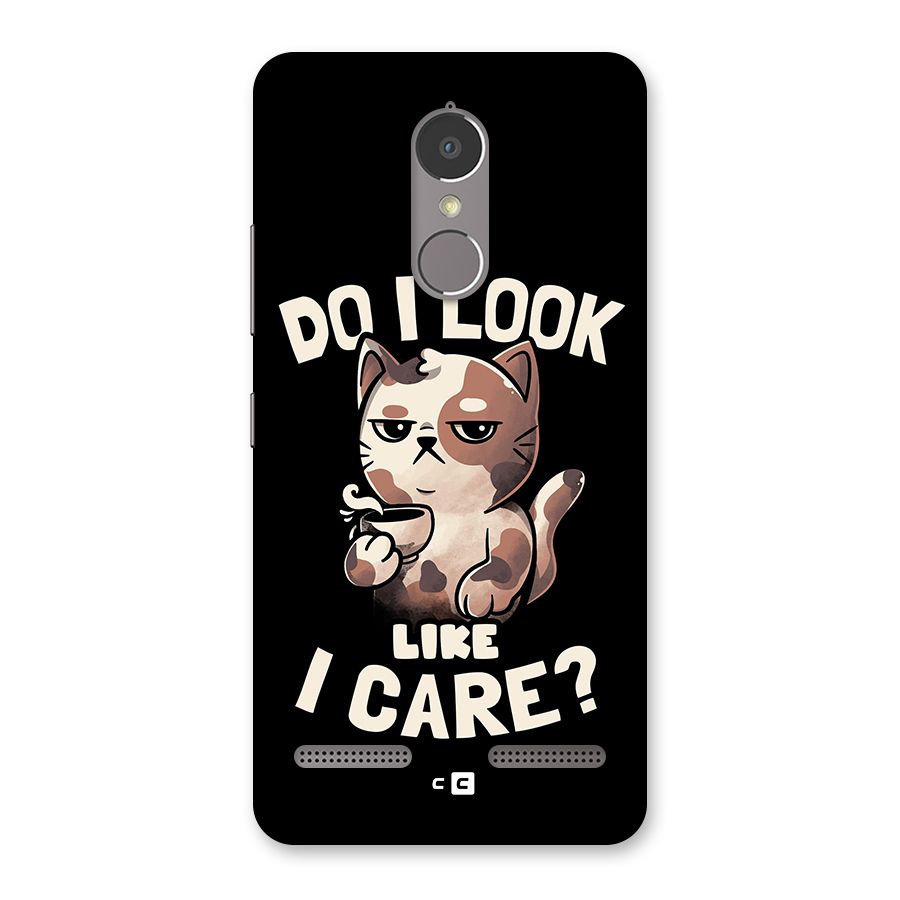 Cat Look Like Care Back Case for Lenovo K6