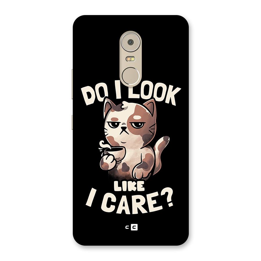 Cat Look Like Care Back Case for Lenovo K6 Note