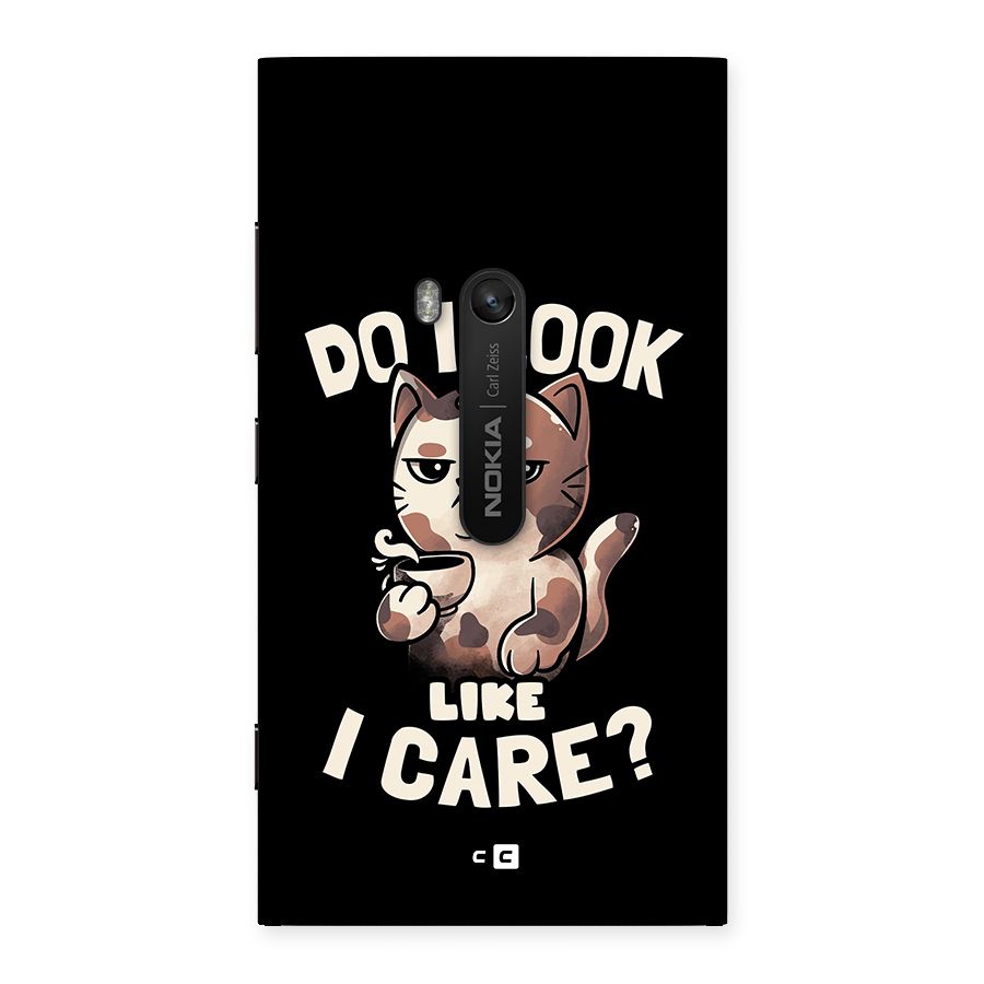 Cat Look Like Care Back Case for Lumia 920