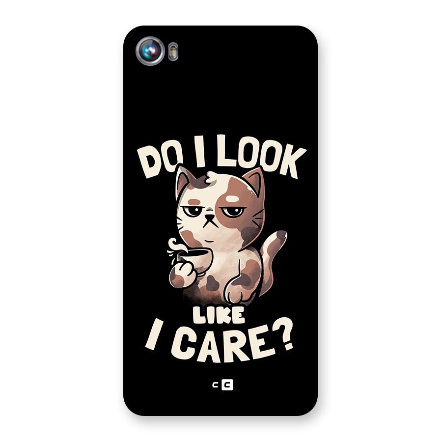 Cat Look Like Care Back Case for Micromax Canvas Fire 4 A107