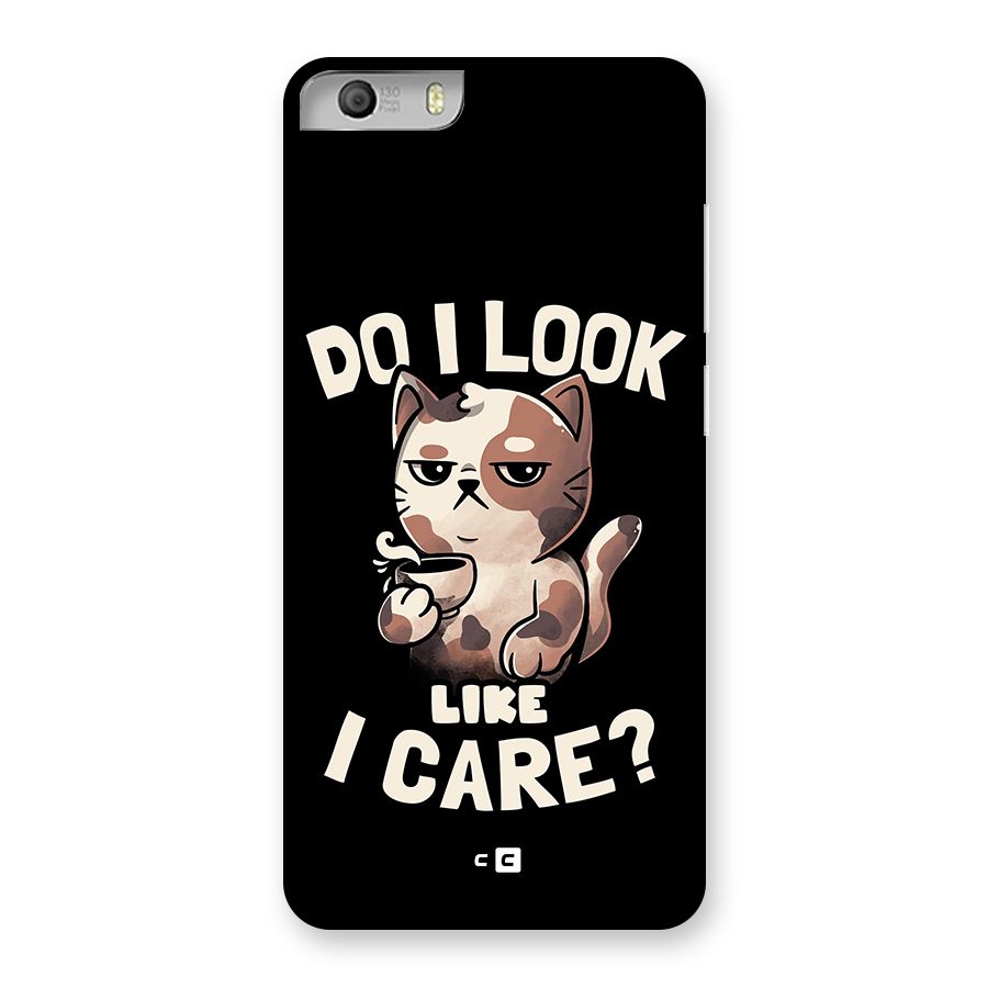 Cat Look Like Care Back Case for Micromax Canvas Knight 2