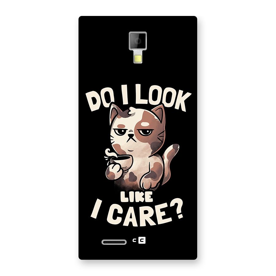 Cat Look Like Care Back Case for Micromax Canvas Xpress A99