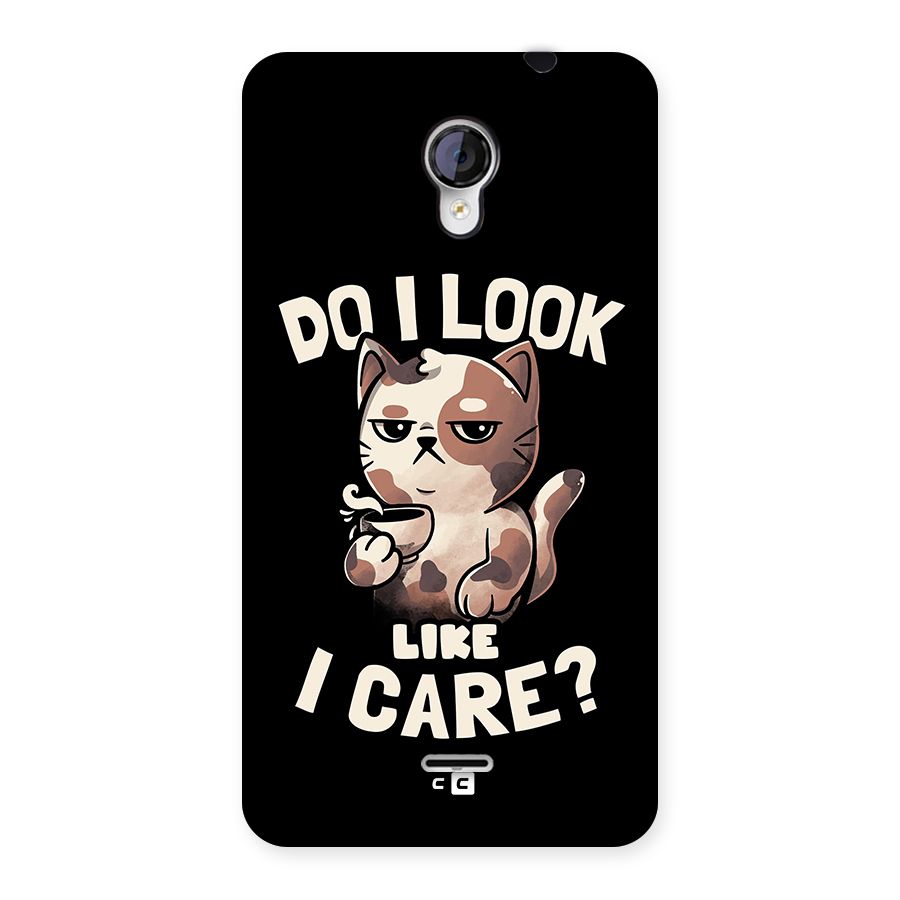 Cat Look Like Care Back Case for Micromax Unite 2 A106