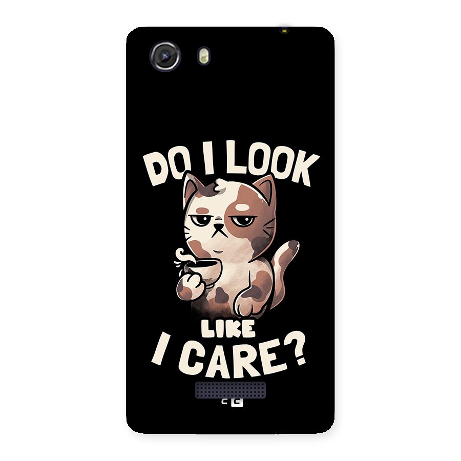 Cat Look Like Care Back Case for Micromax Unite 3