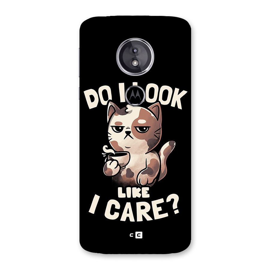Cat Look Like Care Back Case for Moto E5