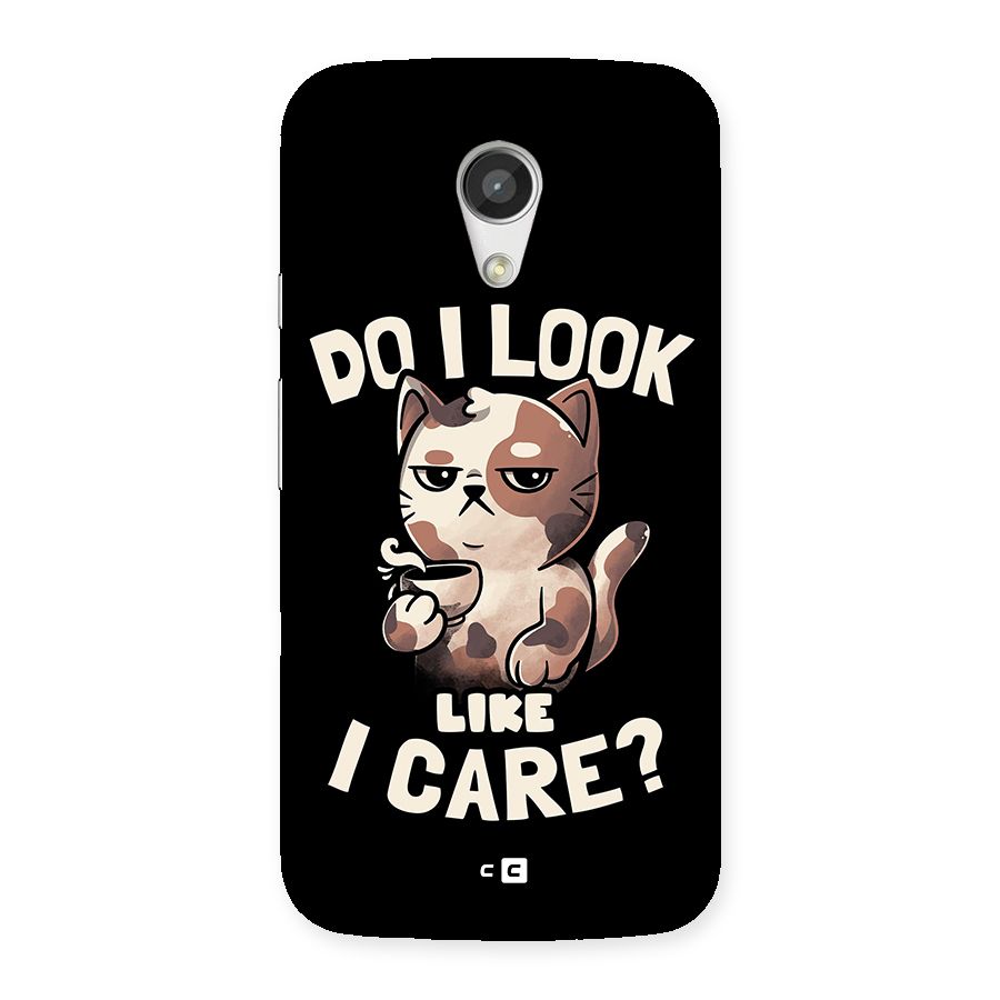 Cat Look Like Care Back Case for Moto G 2nd Gen