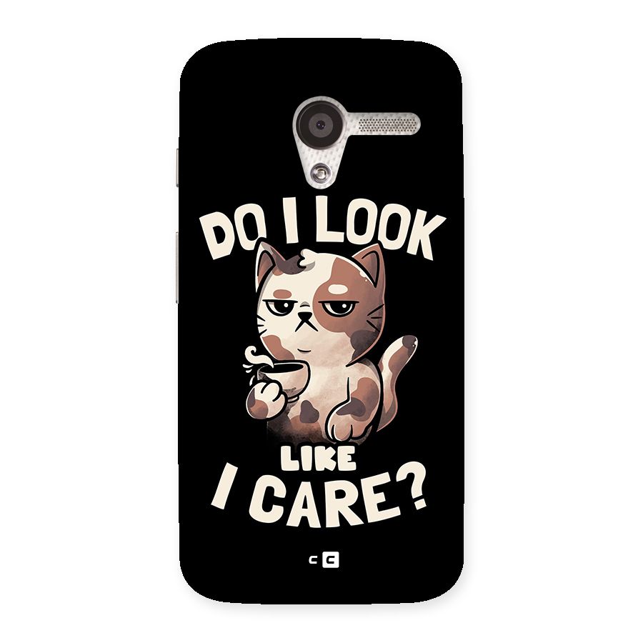 Cat Look Like Care Back Case for Moto X