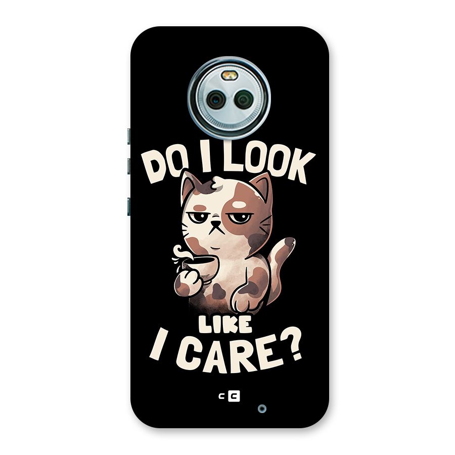 Cat Look Like Care Back Case for Moto X4